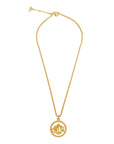 CHRISTIAN DIOR Round Circle Necklace