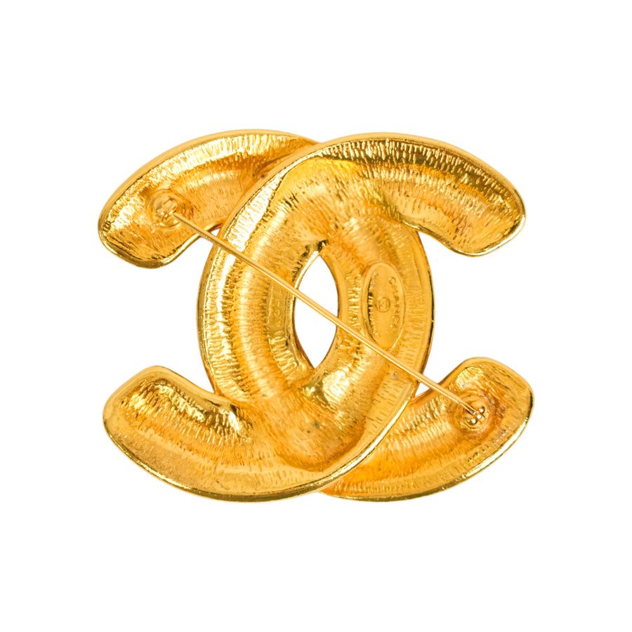 CHANEL Matelasse Coco Mark Brooch