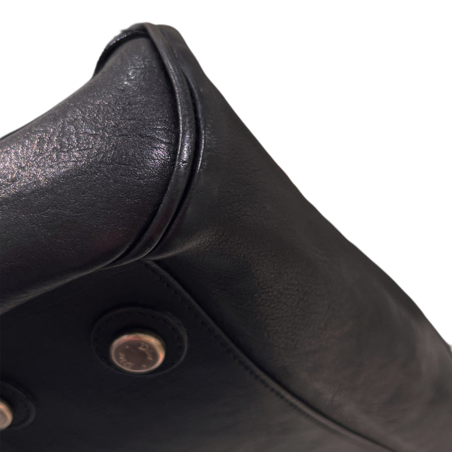 CHRISTIAN DIOR Leather Bostonbag Shoulder Bag