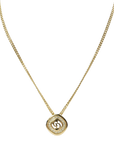 CHRISTIAN DIOR CD Logo Necklace