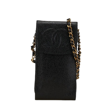 CHANEL 1994-1996 Grained Calfskin Shoulder Bag