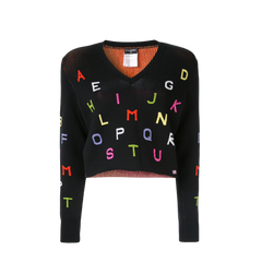CHANEL 2001 Knit Sweater Top Apparel