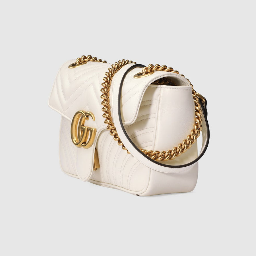 GUCCI GG Marmont Quilted Small Shoulder Bag