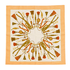CELINE Tassel Chain Carre 90 Scarf