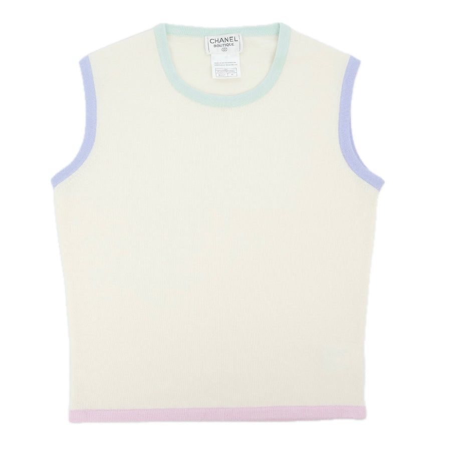 CHANEL 1998 Ensemble Knit Cashmere Size 40 Top