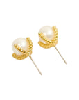 Vintage-Style Rhinestone Earrings(Gold-Plated Brass)