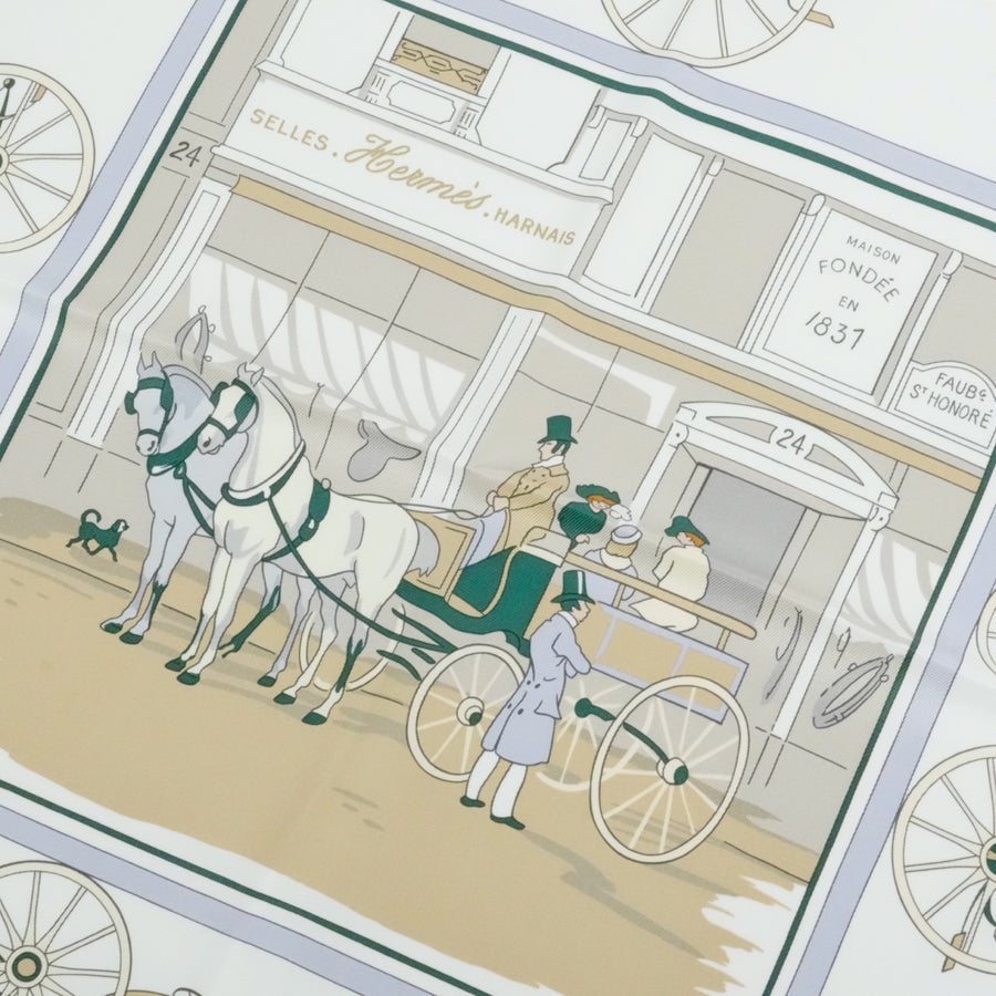 HERMES Carre 70 Paronnier Scarf