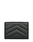 YVES SAINT LAURENT Logo Triple Fold Mini Wallet