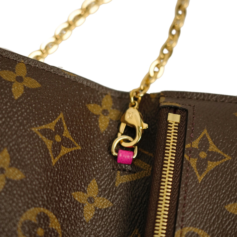 LOUIS VUITTON Monogram Pochette Weekend Long Wallet / Shoulder Bag 2-Way M63857