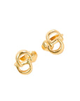 CHRISTIAN DIOR CD Logo Earrings
