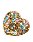 YVES SAINT LAURENT Heart Brooch