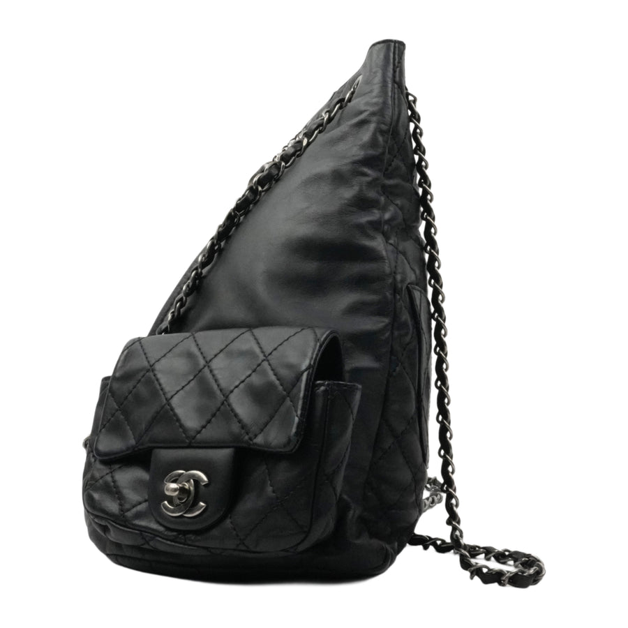 CHANEL 2012-2013 Matelassé Chain Lambskin Backpack