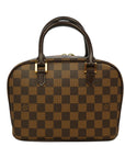 LOUIS VUITTON Damier Saria Mini Canvas Handbag