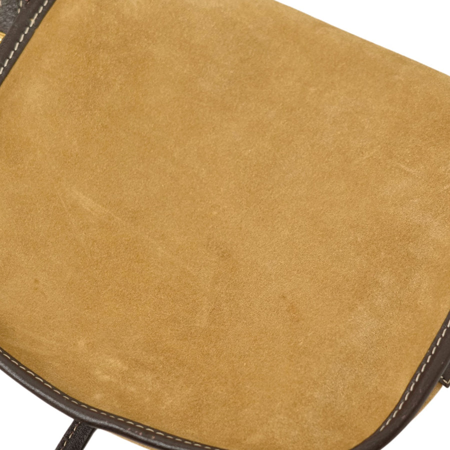 LOEWE  Suede Anagram Shoulder Bag