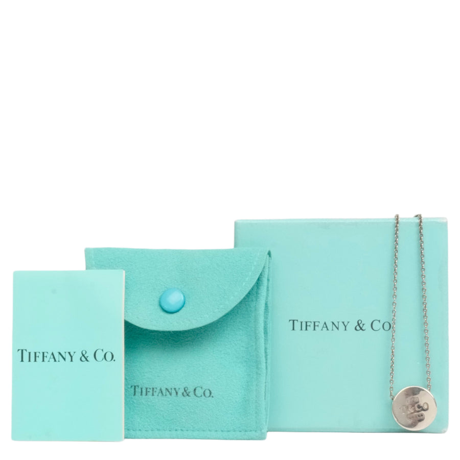 TIFFANY & CO. SV925 Concave Circle Necklace