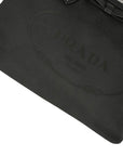 PRADA Logo Jacquard Handbag