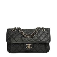 CHANEL 2012-2013 Matelasse Caviar Skin Coco Mark Chain Shoulder Bag
