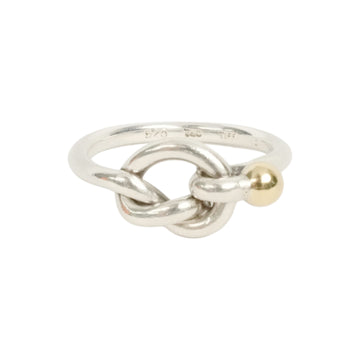 TIFFANY & CO. SV925 K18YG Love Knot Ring