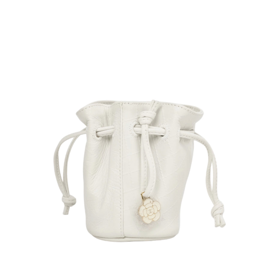CHANEL 2004-2005 Drawstring Key Case
