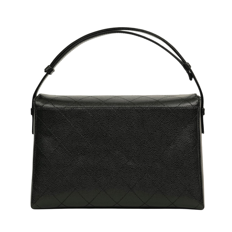CHANEL 1997–1999 Matelasse Caviar Skin Shoulder Bag/Handbag 2Way
