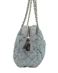 CHANEL 2009–2010 Coco Mark Bubble Quilted Chain Shoulder Bag