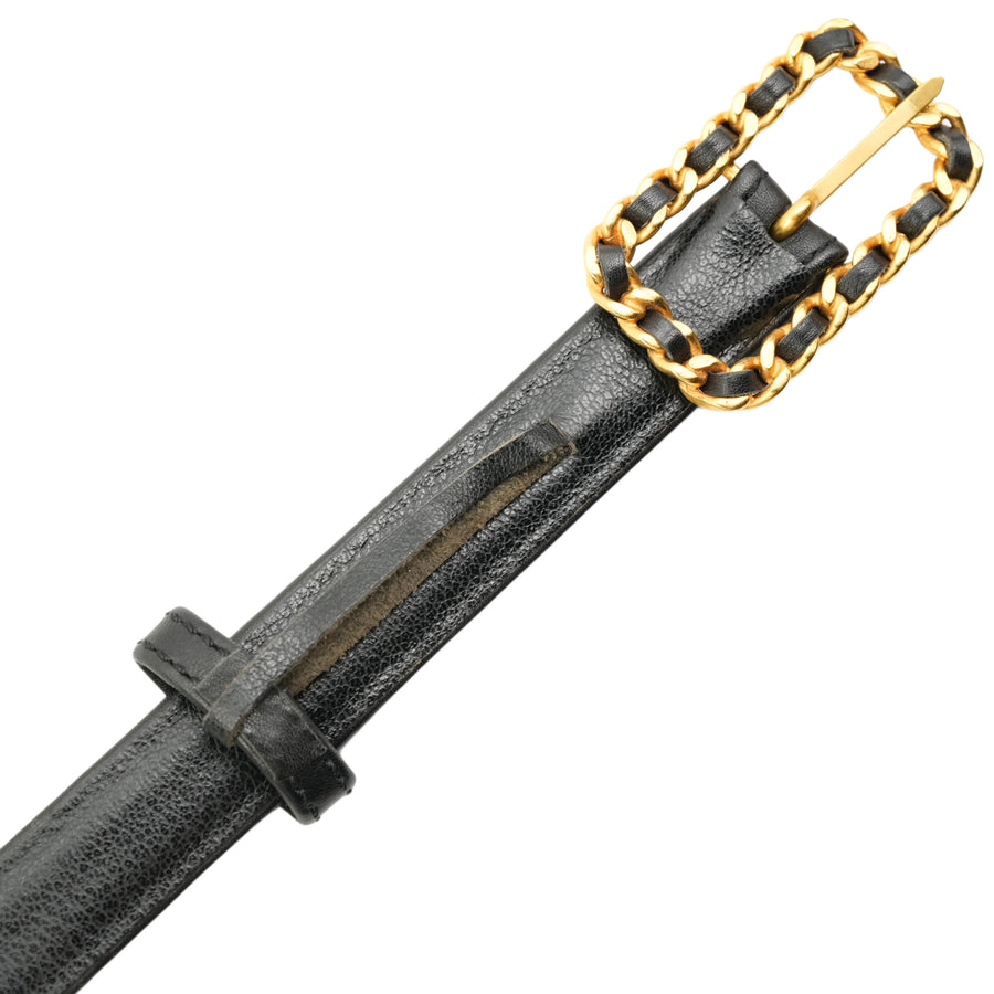 CHANEL 1993 Coco Mark Camellia Belt