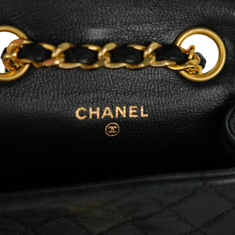 CHANEL Mini Mini Matelassé Lambskin Belt Bag