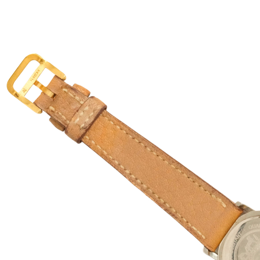 Hermes Clipper Leather Belt Watch