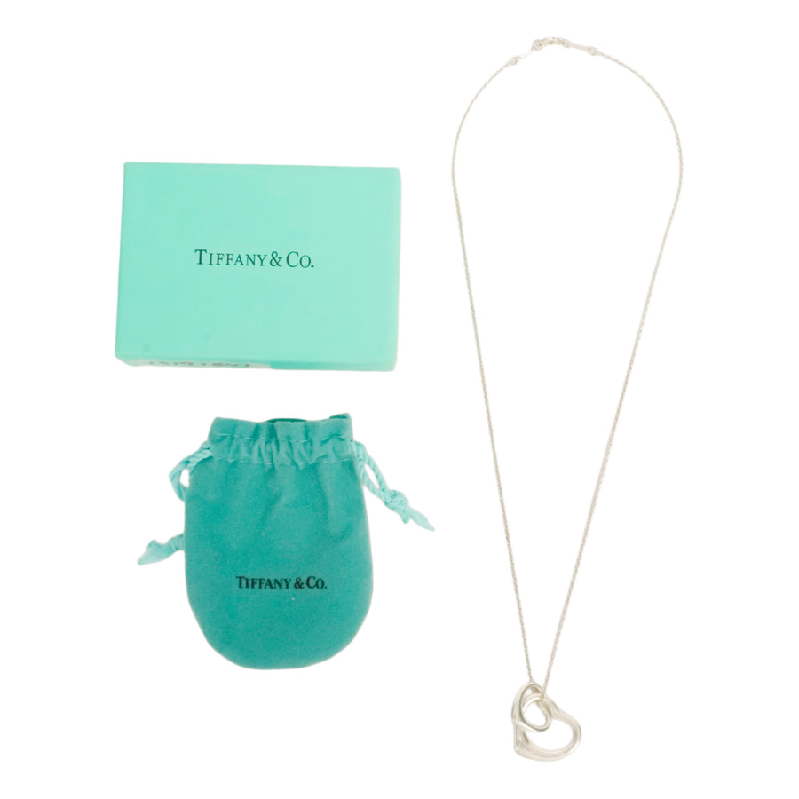 TIFFANY & CO. Double Open Heart Necklace