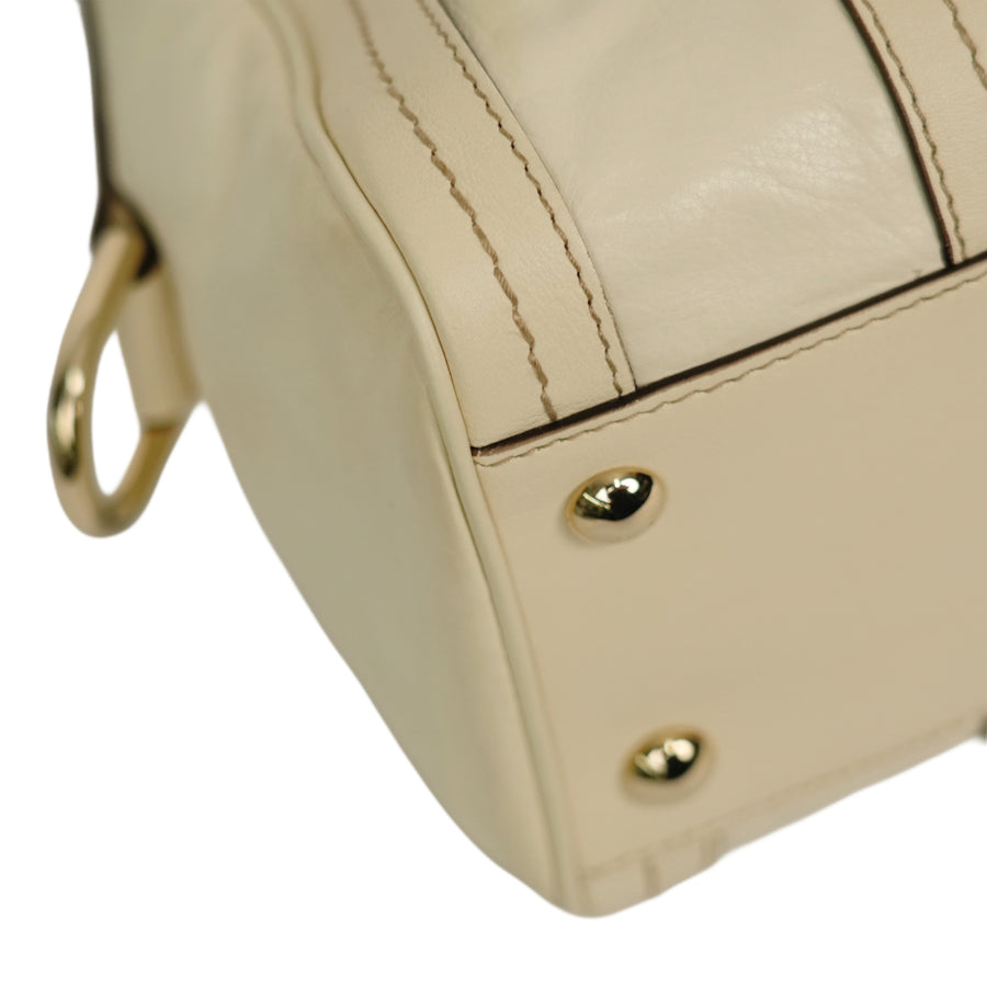 GUCCI Diamante Ribbon Boston 30 Handbag　