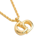 CHRISTIAN DIOR CD Logo Necklace