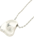 TIFFANY & CO. Curved Heart Necklace in Sterling Silver SV925