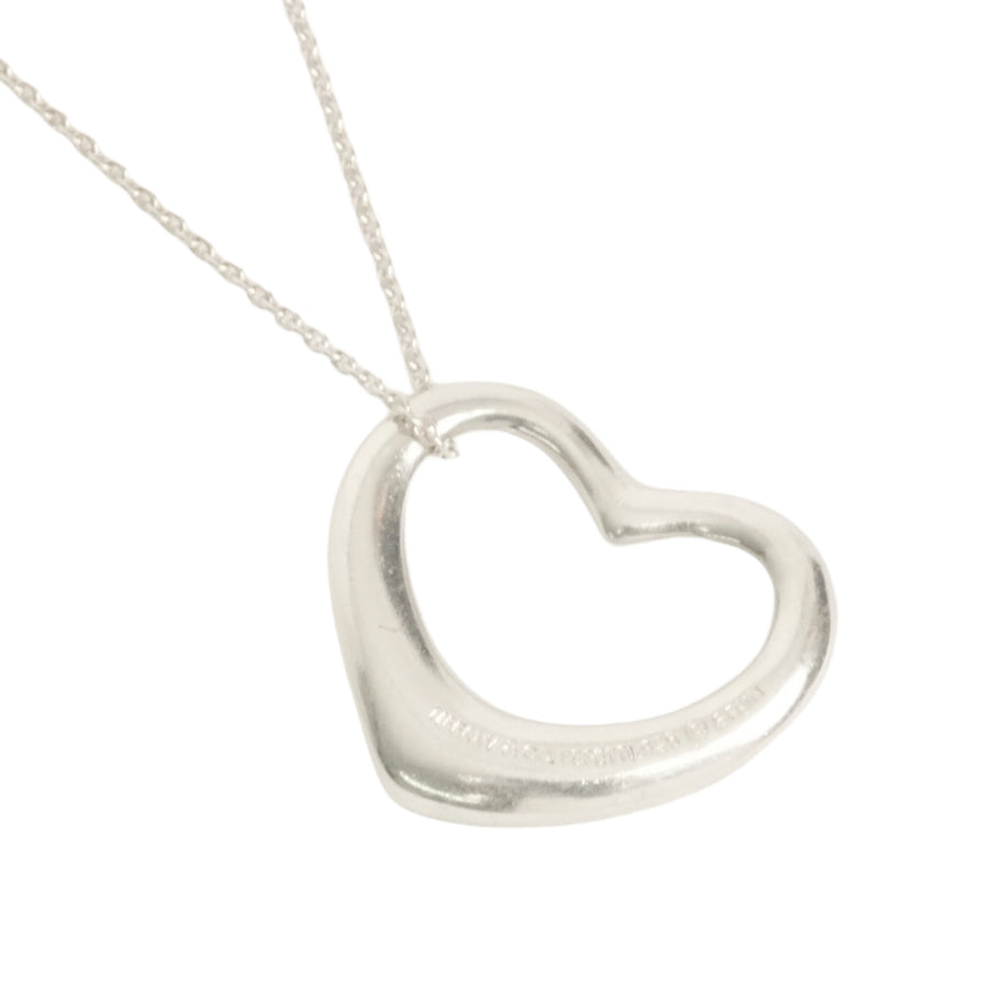 TIFFANY & CO. SV925 Open Heart Necklace