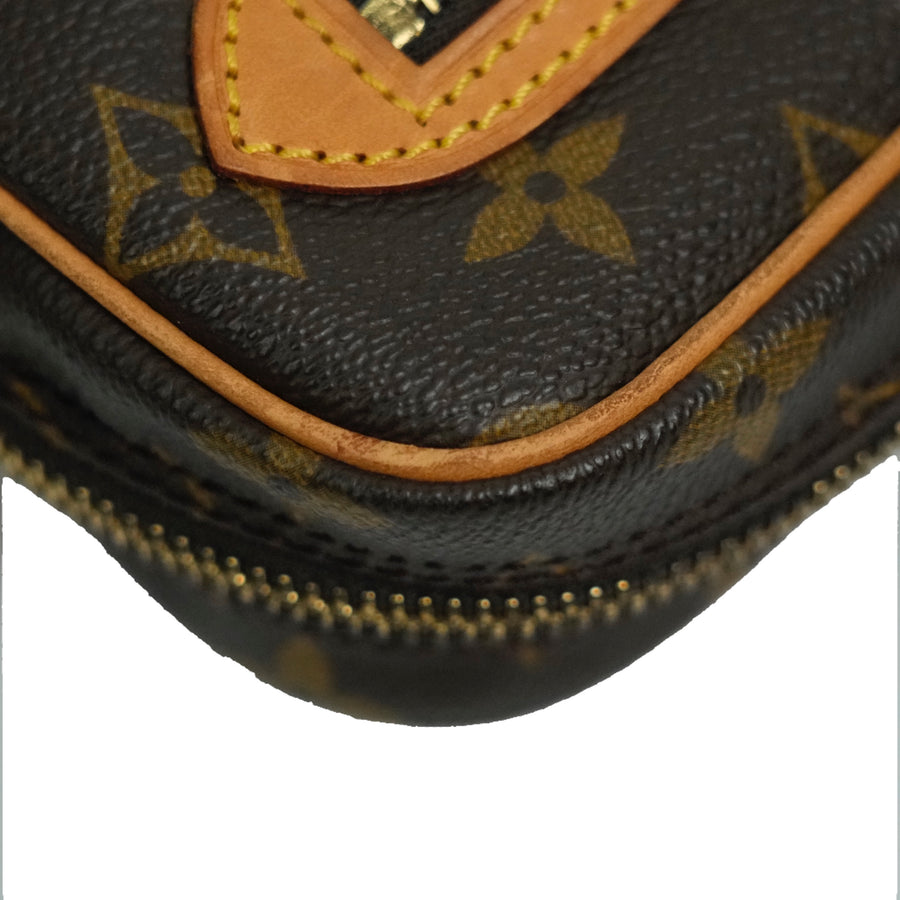 LOUIS VUITTON Monogram Pochette Marly Dragonne Handbag M51825