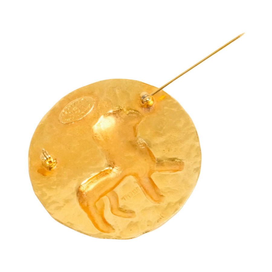 CHANEL Lion Coco Mark Brooch