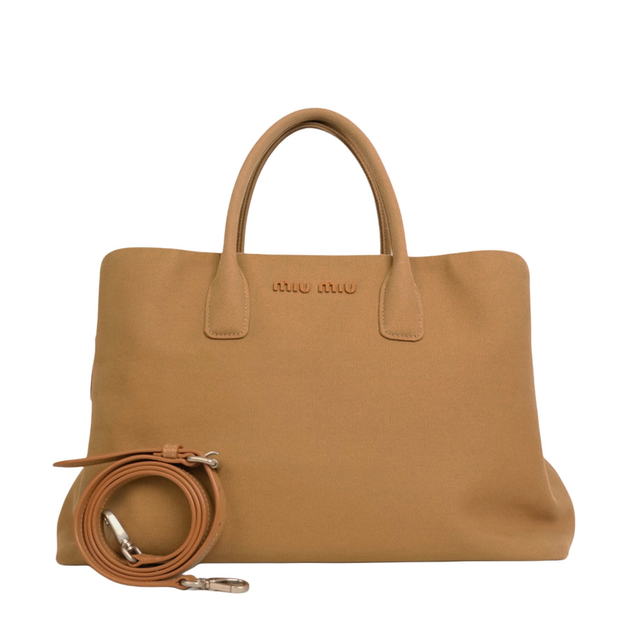 MIU MIU Logo 2-Way Handbag / Shoulder Bag