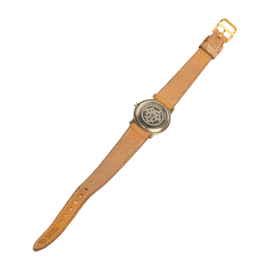 Hermes Clipper Leather Belt Watch