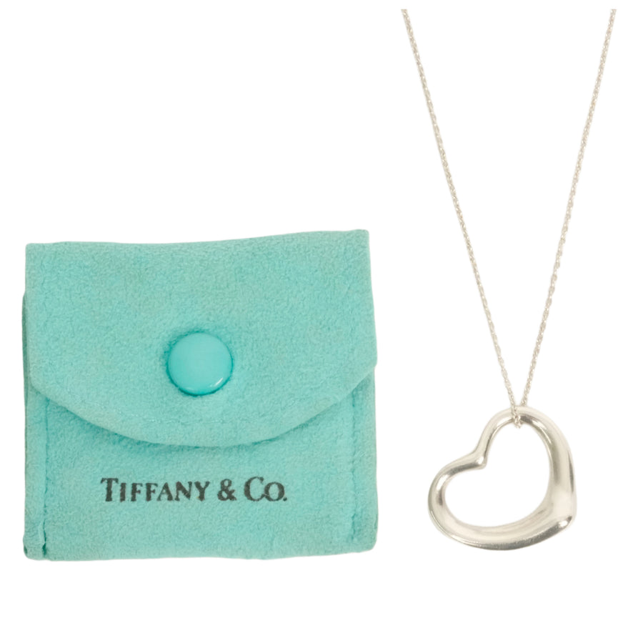 TIFFANY & CO. SV925 Open Heart Necklace