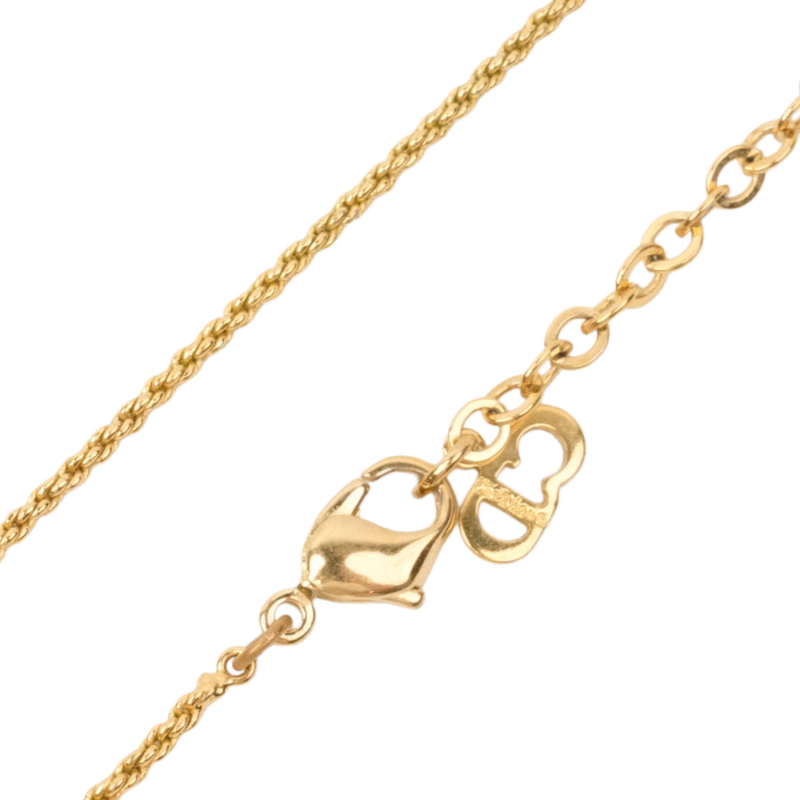 CHRISTIAN DIOR Emblem Necklace