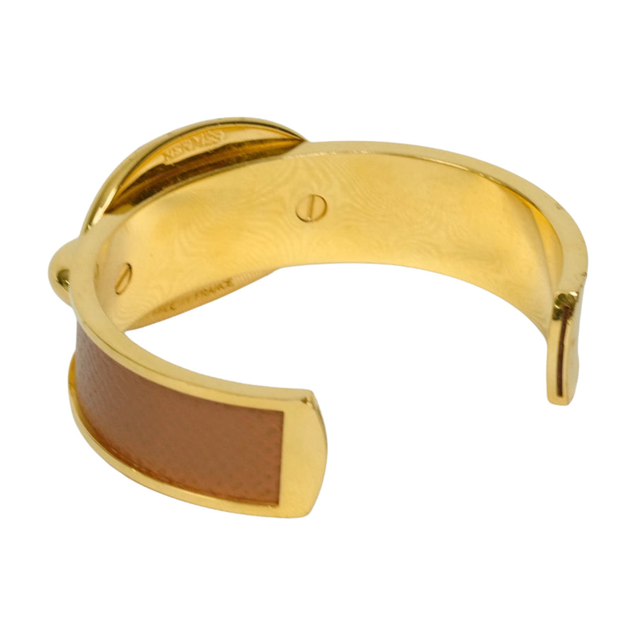 HERMES Chaine d'Ancre Leather Bangle
