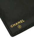 CHANEL 2003-2004 Coco Mark Caviar Skin Long Wallet