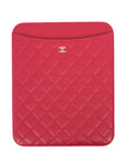 CHANEL 2011 Coco Mark Matelasse Lambskin iPad Case