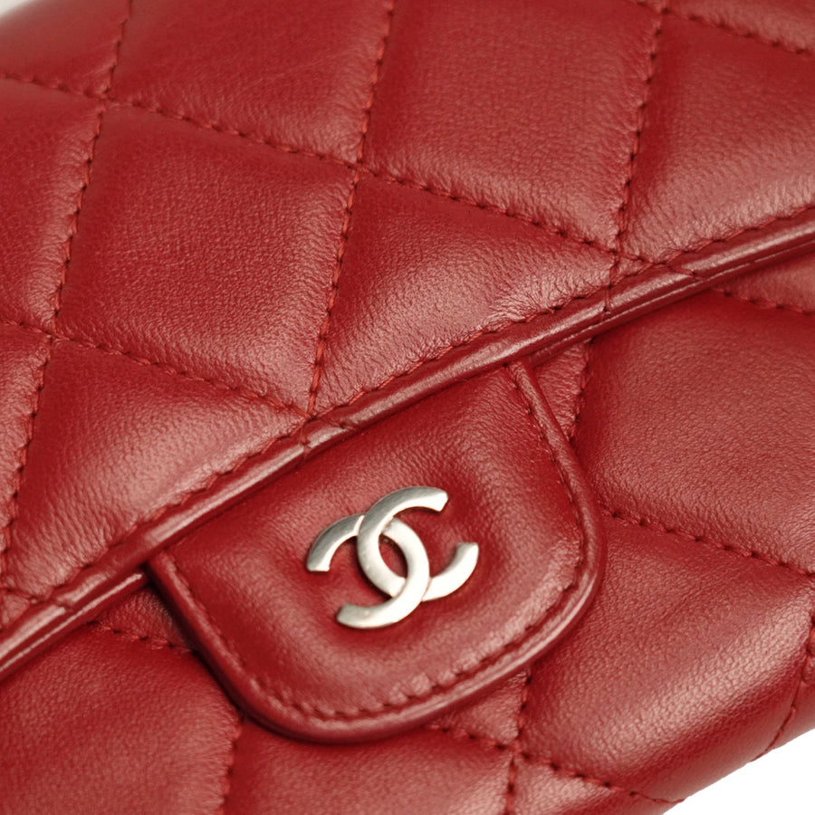 CHANEL Matelasse Coco Mark Tri-Fold Long Wallet