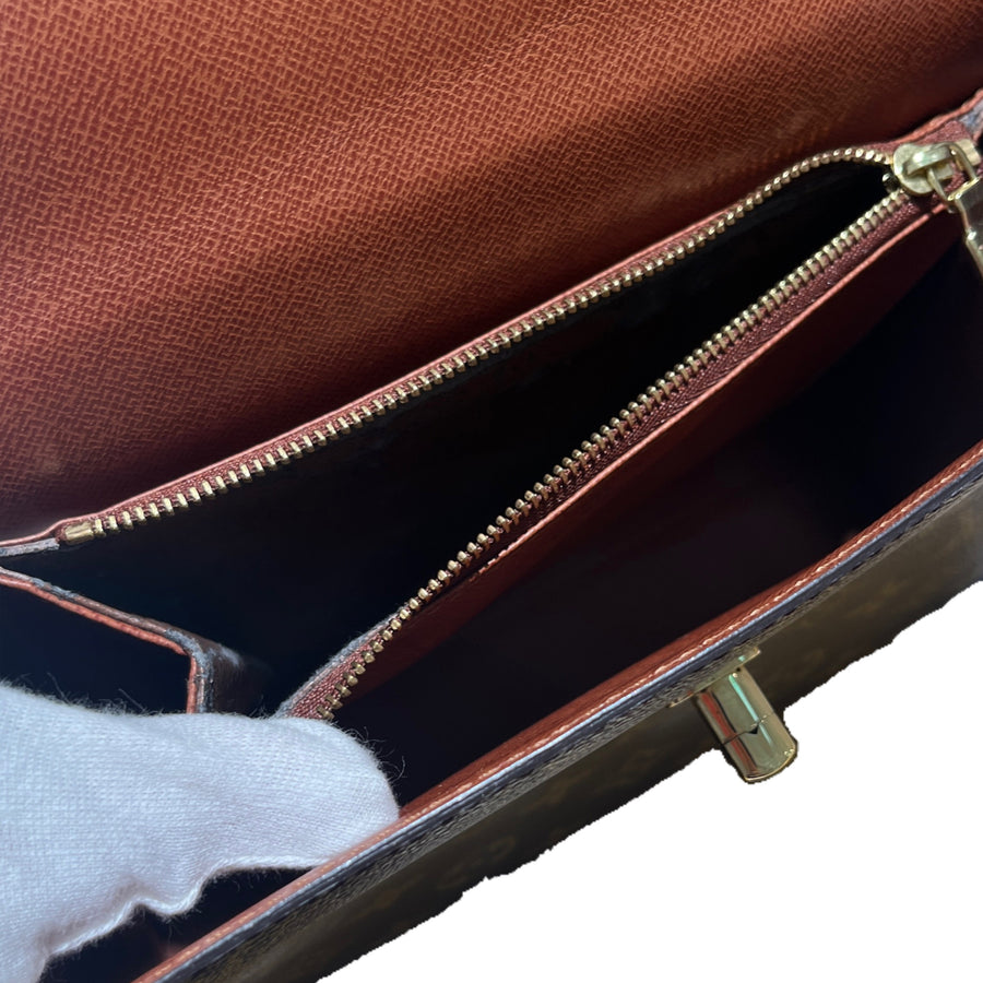 LOUIS VUITTON Monogram Malesherbes MM Canvas Handbag M51379