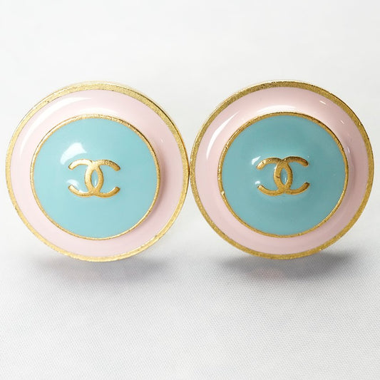 CHANEL 1995 Coco Pink Gold Earring