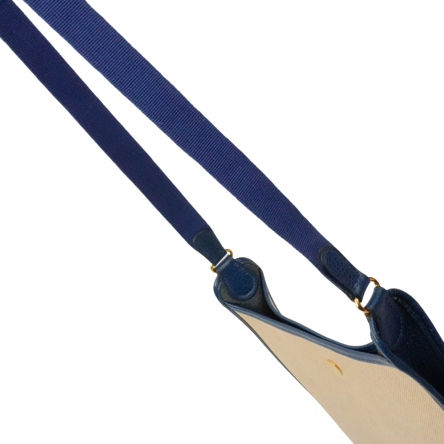 HERMES Vespa PM Canvas Shoulder Bag