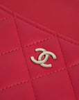 CHANEL 2011 Coco Mark Matelasse Lambskin iPad Case