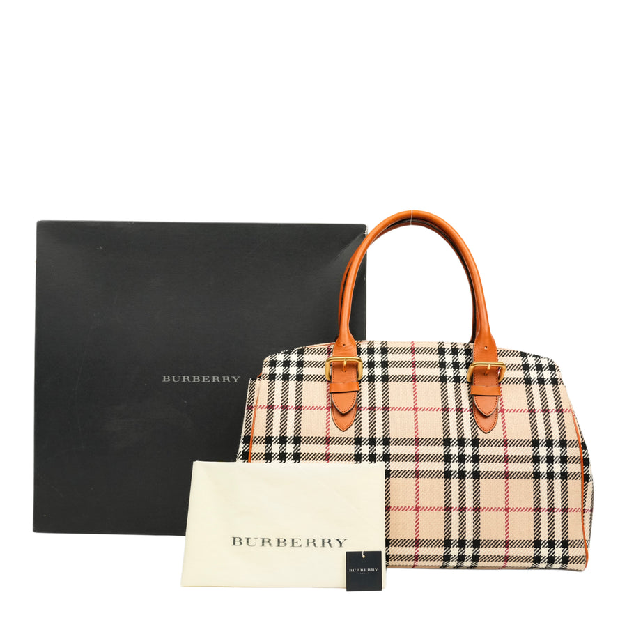 BURBERRY Nova Check Handbag