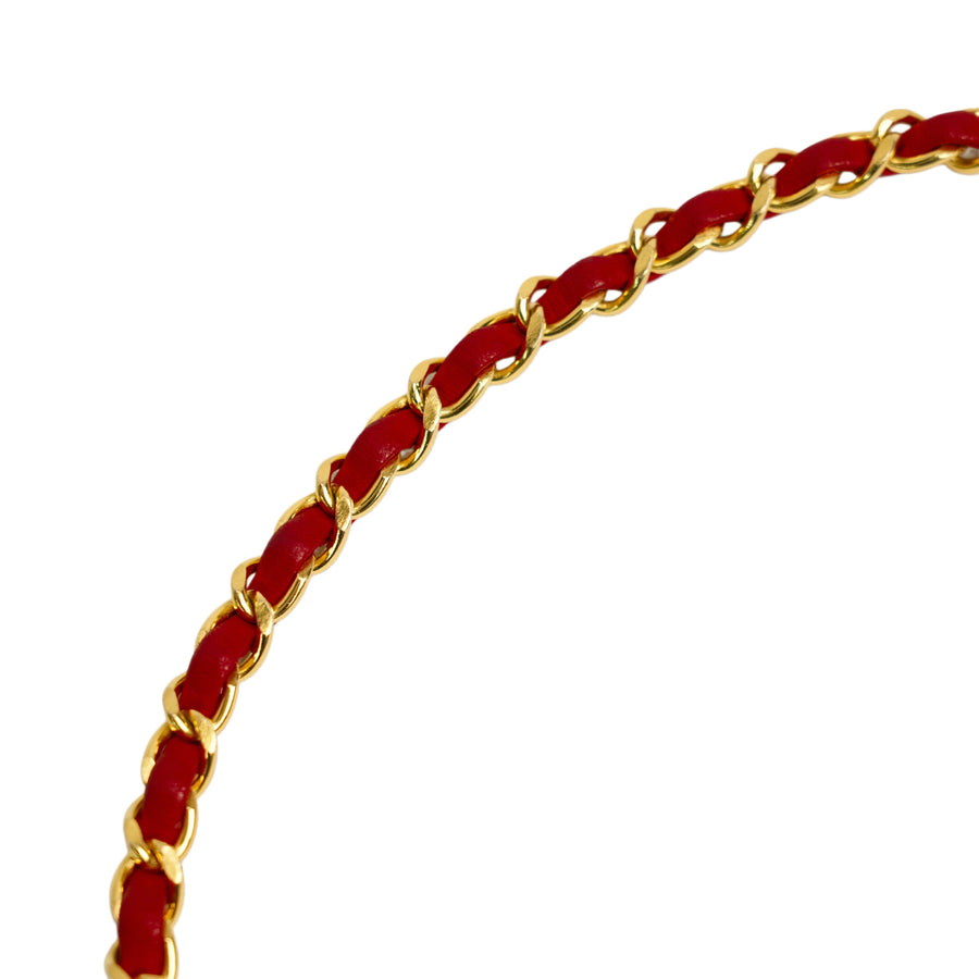 CHANEL Ribbon Chain Belt