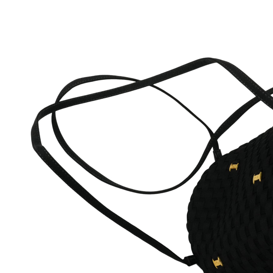 SALVATORE FERRAGAMO Vara Fabric Backpack/Shoulder Bag